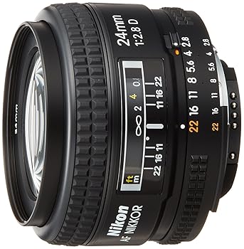 【中古】Nikon 単焦点レンズ Ai AF Nikkor 24mm f/2.8 フルサイズ対応