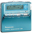 【中古】Panasonic SJ-MR240-A ポータブルMDプレーヤー ブルー