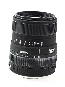 【中古】シグマ 55-200mm F4-5.6 DC デジタル専用 キャノン用