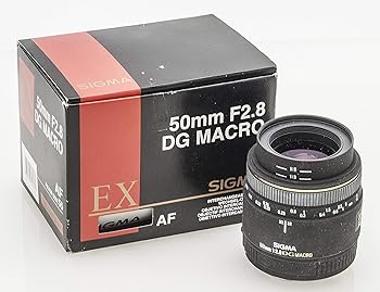 【中古】シグマ(Sigma) SIGMA 単焦点マクロレンズ MACRO 50mm F2.8 EX DG キヤノン用 フルサイズ対応