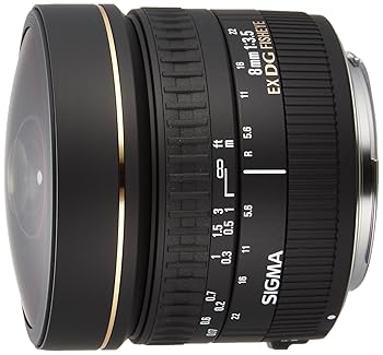 【中古】SIGMA 単焦点魚眼レンズ 8mm F3.5 EX DG CIRCULAR FISHEYE キヤノン用 円周魚眼 フルサイズ対応 485276