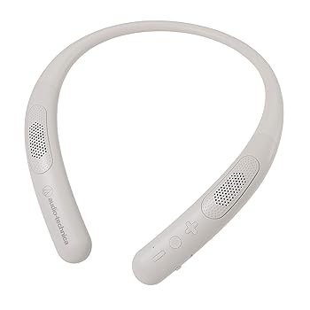 【中古】オーディオテクニカ AT-NSP300BT ワイヤレスネックスピーカー Bluetooth5.0/本体約75g軽量設計..