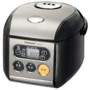 【中古】パナソニック 3合 炊飯器 マイコン式 ブラック SR-MZ051-K