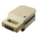 【中古】レコルト プレスサンドメーカー キルト ベージュ RPS-1 (BE)