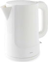 【中古】dretec(ドリテック) 電気ケトル ポット やかん 大容量 1.7L オフィス シンプル PO-144WT(ホワイト)
