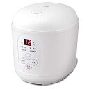 【中古】アイリスオーヤマ 炊飯器 小型 0.5合~1.5合 一人暮らし ひとり暮らし用 1人 無洗米 白米 早炊き 麦飯 RC-MF15-W ホワイト