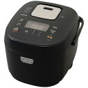【中古】アイリスオーヤマ 炊飯器 10合 1升 IH式 40銘柄炊き分け機能 極厚火釜 玄米 RC-IK10-B ブラック