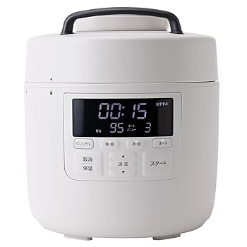 【中古】シロカ 自動減圧機能付き電気圧力鍋 おうちシェフ PRO [スマートプレッシャー技術(高圧力95Kpa×自動減圧)/1台10役/レシピ本付き/かしこい予約プ