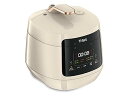 【中古】ティファール 電気圧力鍋 無水調理 3L 2〜4人用 1台16役 独自の煮込み鍋 「ラクラ・クッカー プラス コンパクト」 時短 アイボリー CY353...