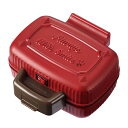 【中古】recolte レコルト プレスサンドメーカー ミニ ホットサンドメーカー 電気式 1枚用 耳まで焼ける かわいい コンパクト 使い方簡単 耳圧着 おに...