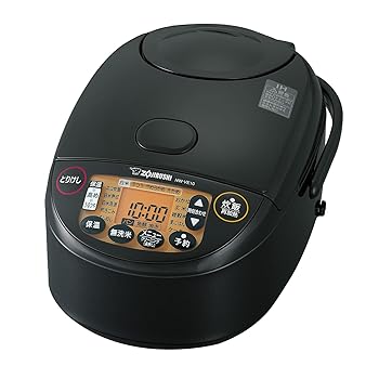 【中古】象印マホービン 炊飯器 5.5合 極め炊き IHタイプ 日本製 保温30時間 ブラック NW-VE10-BA