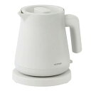 【中古】【転倒湯漏れ防止】アイリスオーヤマ 電気ケトル 800ml 1250W スピード沸騰 空焚き防止 自動電源オフ 安心安全 シンプル お手入れ簡単 ホワイ...