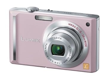【中古】パナソニック デジタルカメラ LUMIX (ルミックス) カクテルピンク DMC-FX55-P