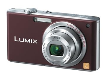 【中古】パナソニック デジタルカメラ LUMIX (ルミックス) ショコラブラウン DMC-FX33-T