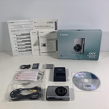 【中古】Canon デジタルカメラ IXY (イクシ) DIGITAL 910IS ブラック IXYD910IS