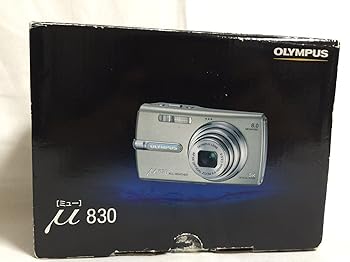 【中古】OLYMPUS デジタルカメラ μ830 (ミュー) シャンパンシルバー μ830SLV
