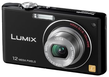 【中古】パナソニック デジタルカメラ LUMIX (ルミックス) FX40 エクストラブラック DMC-FX40-K