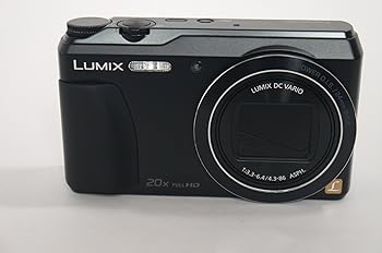 【中古】パナソニック デジタルカメラ ルミックス TZ55 光学20倍 ブラック DMC-TZ55-K