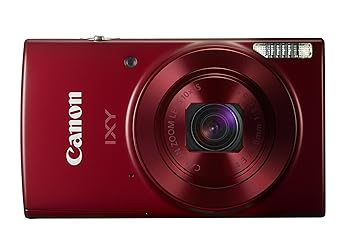 【中古】Canon デジタルカメラ IXY 190 レッド 光学10倍ズーム IXY190RE