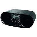 【中古】ソニー AUX CDラジオ ZS-S40 : FM/AM/ワイドFM対応 ブラック ZS-S40 B