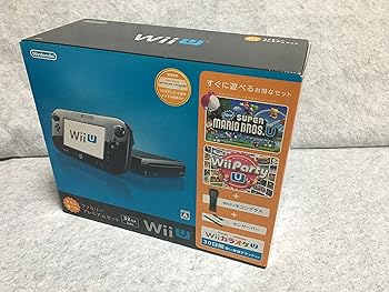 【中古】Wii U すぐに遊べるファミリープレミアムセット(クロ)