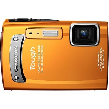 【中古】OLYMPUS 防水デジタルカメラ TOUGH TG-310 オレンジ 3m防水 1.5m耐落下衝撃 -10℃耐低温 1400万画素 3.6倍光学ズーム 2.7型液晶 TG-310 ORG