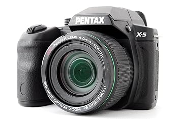 【中古】PENTAX X-5 クラシックブラック 1,600万画素 超広角-超望遠ズームレンズ 単3型電池仕様 デュアル手ぶれ補正 高速連写 X-5 CLASSIC BLACK 12764