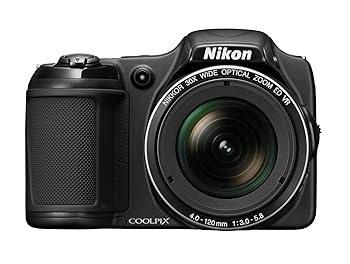 【中古】Nikon デジタルカメラ COOLPIX L820 光学30倍ズーム 有効画素数1605万画素 ブラック L820BK