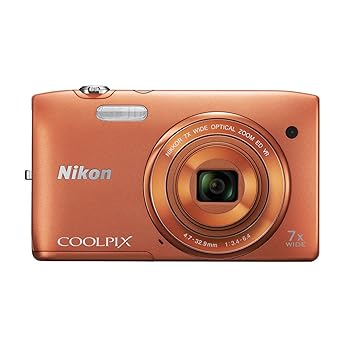 【中古】Nikon デジタルカメラ COOLPIX S3500 光学7倍ズーム 有効画素数 2005万画素 アプリコットオレ..