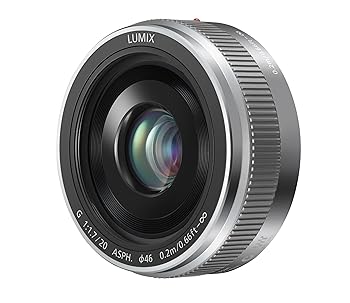 【中古】パナソニック(Panasonic) 単焦点レンズ マイクロフォーサーズ用 ルミックス G 20mm/F1.7 II ASPH. シルバー H-H020A-S