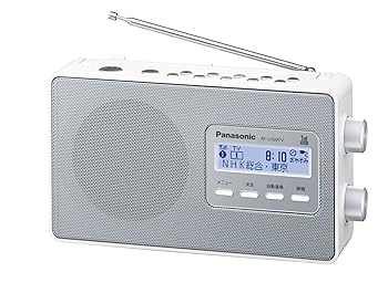 【中古】パナソニック ラジオ FM/AM/ワンセグTV音声 ホワイト RF-U100TV-W
