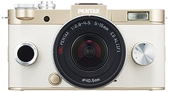【中古】PENTAX ミラーレス一眼 Q-S1 ズームレンズキット [標準ズーム 02 STANDARD ZOOM] ゴールド 06239