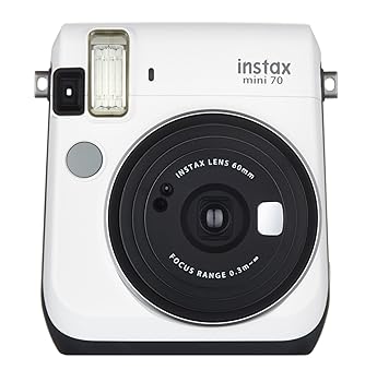 【中古】富士フイルム(FUJIFILM) インスタントカメラ チェキ instax mini70 ホワイト INS MINI 70 WHITE