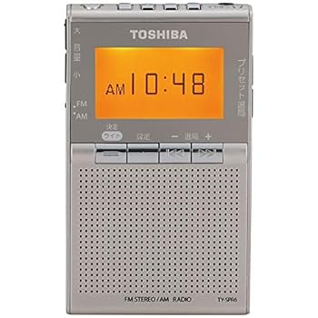 【中古】東芝 ワイドFM/AMポケットラジオTOSHIBA TY-SPR6-N