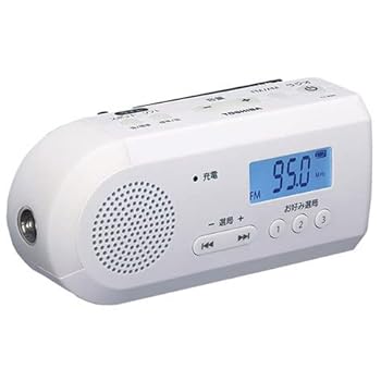 【中古】東芝(TOSHIBA) TY-JKR6-W(ホワイト) 手回し充電ラジオ