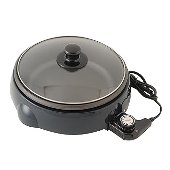 【中古】丸山技研 電気 グリルパン 23cm ネイビー AZ-3924