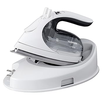 【中古】TOSHIBA(東芝) アイロン スチーム 衣類スチーマー コードレス TA-FV560(H) コンパクト