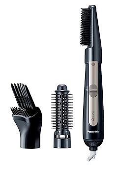 【中古】【2024年発売】パナソニック くるくるドライヤー イオニティ マイナスイオン ふんわりスタイル 黒 EH-KE4M-K