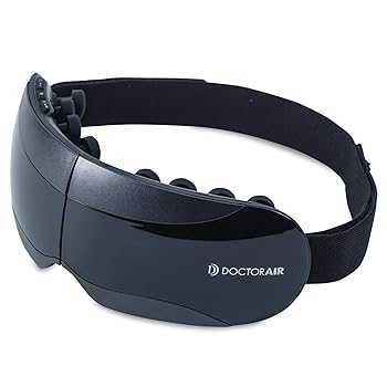 【中古】ドクターエア 3D アイマジック タッピング 目もとケア 目もとエステ ホットアイマスク 振動 ヒ..