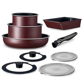 【中古】アイリスオーヤマ 取っ手の取れるフライパン 9点セット 最強にくっつきにくいコーティングを使用 DIAMOND COAT PAN TERA(ダイヤモンド...