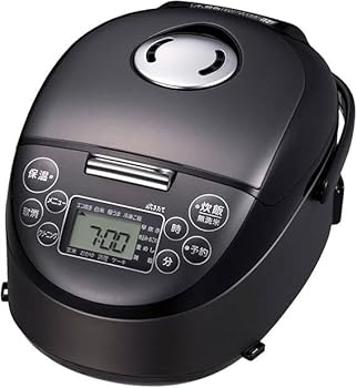 【中古】IH 炊飯器 3合 炊きたて 小容量 遠赤5層 土鍋蓄熱コート釜 スチールブラック JPF-G055KL