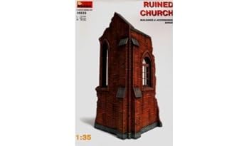 【中古】ミニアート 1/35 廃墟の教会 ジオラマアクセサリー MA35533 プラモデル
