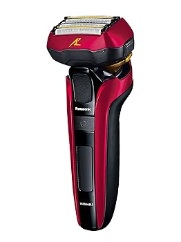 【中古】パナソニック ラムダッシュ メンズシェーバー 5枚刃 赤 ES-LV5C-R