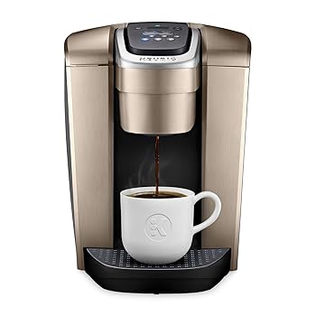 【中古】Keurig K-EliteシングルサーブKカップポッドコーヒーメーカー、ブラッシュドゴールド