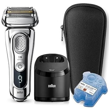 【中古】【除菌洗浄器付き】 ブラウン シリーズ9 メンズ電気シェーバー 5カットシステム 洗浄器付 水洗い/お風呂剃り可 9394cc-V