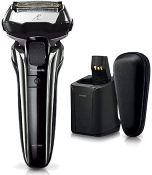 【中古】パナソニック ラムダッシュPRO メンズシェーバー 5枚刃 洗浄器付き シルバー調 ES-LV9V-S