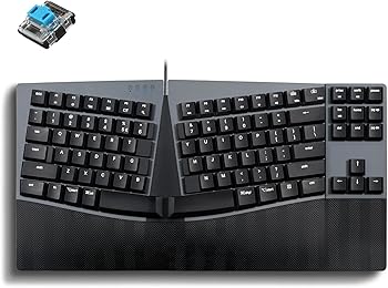 【中古】Perixx ペリックス Px Ergo Mech エルゴノミクスキーボード メカニカル テンキーレス ロープロ..