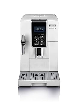 【中古】(非常に良い)De'Longhi (デロンギ) 全自動コーヒーマシン ディナミカ ECAM35035W コーヒーメーカー 全6メニュー カフェジャポーネ搭載 スペシャルティ機能 液晶ディスプレイ フロス調整ミルクフロッサー ホワイト【メーカー名】【メーカー型番】【ブランド名】De'Longhi(デロンギ) コーヒーメーカー 【商品説明】De'Longhi (デロンギ) 全自動コーヒーマシン ディナミカ ECAM35035W コーヒーメーカー 全6メニュー カフェジャポーネ搭載 スペシャルティ機能 液晶ディスプレイ フロス調整ミルクフロッサー ホワイト中古品のため使用に伴うキズ等がございますが、問題なくご使用頂ける商品です。画像はイメージ写真ですので商品のコンディション、付属品の有無については入荷の度異なります。当店にて、動作確認・点検・アルコール等のクリーニングを施しております。中古品のため限定特典や補償等は、商品名、説明に記載があっても付属しておりませんので予めご了承下さい。タイトルに「限定」「初回」「保証」「DLコード」などの表記がありましても、特典・付属品・保証等は付いておりません。当店では初期不良に限り、商品到着から7日間は返品を 受付けております。他モールとの併売品の為、完売の際はご連絡致しますのでご了承ください。ご注文からお届けまで1、ご注文⇒ご注文は24時間受け付けております。2、注文確認⇒ご注文後、当店から注文確認メールを送信します。3、お届けまで3〜10営業日程度とお考え下さい。4、入金確認⇒前払い決済をご選択の場合、ご入金確認後、配送手配を致します。5、出荷⇒配送準備が整い次第、出荷致します。配送業者、追跡番号等の詳細をメール送信致します。6、到着⇒出荷後、1〜3日後に商品が到着します。　※離島、北海道、九州、沖縄は遅れる場合がございます。予めご了承下さい。お電話でのお問合せは少人数で運営の為受け付けておりませんので、メールにてお問合せお願い致します。営業時間　月〜金　10:00〜17:00お客様都合によるご注文後のキャンセル・返品はお受けしておりませんのでご了承下さい。0