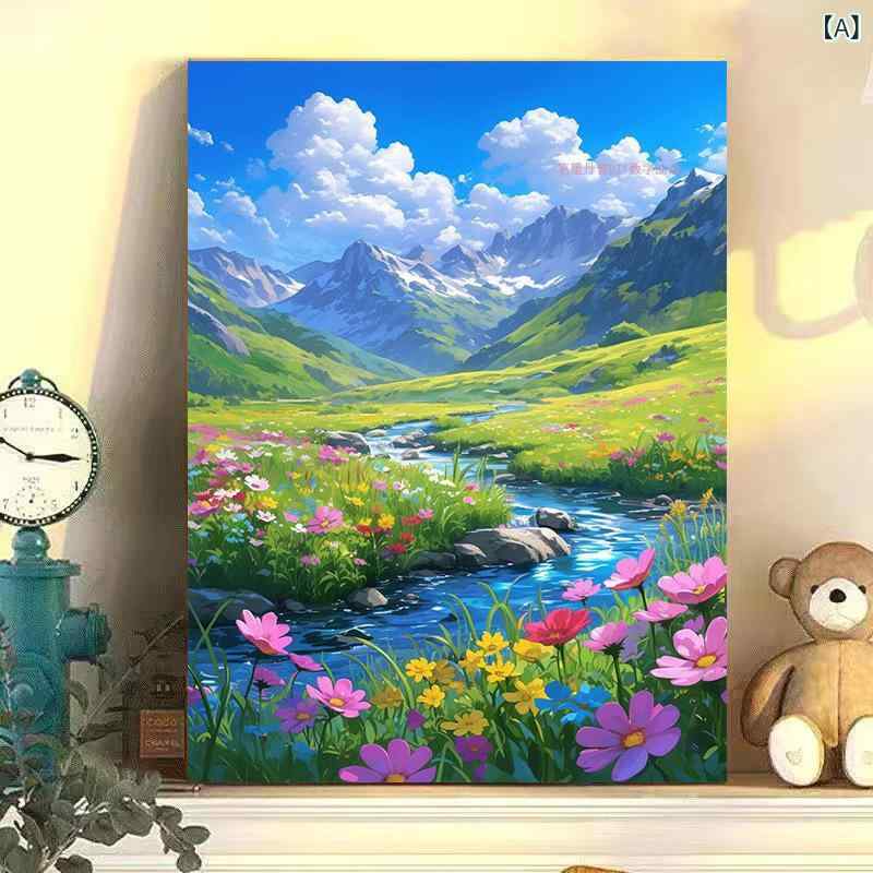数字油絵 塗り絵セット大人数字で塗り絵 A:S181 B:S182 C:S183 D:S184 E:S185 F:S186 G:S187 H:S188 30x40CM 40x50CM 30x40CM~1 40x50CM~2 30x40CM~3