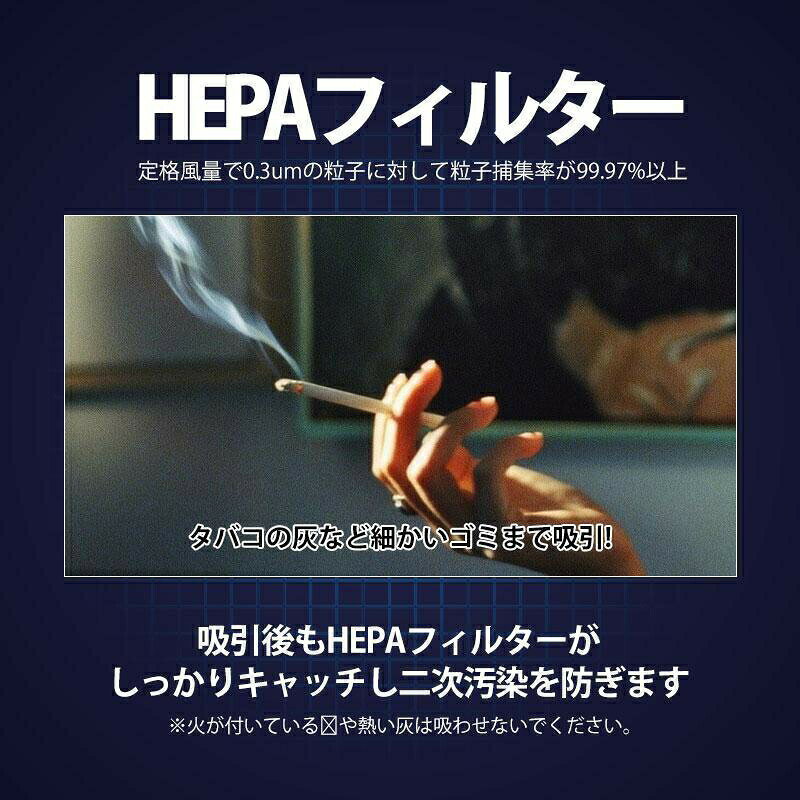ハンディークリーナー 車 強力 掃除機 クリーナー コードレス 15000Pa吸引力 USB充...
